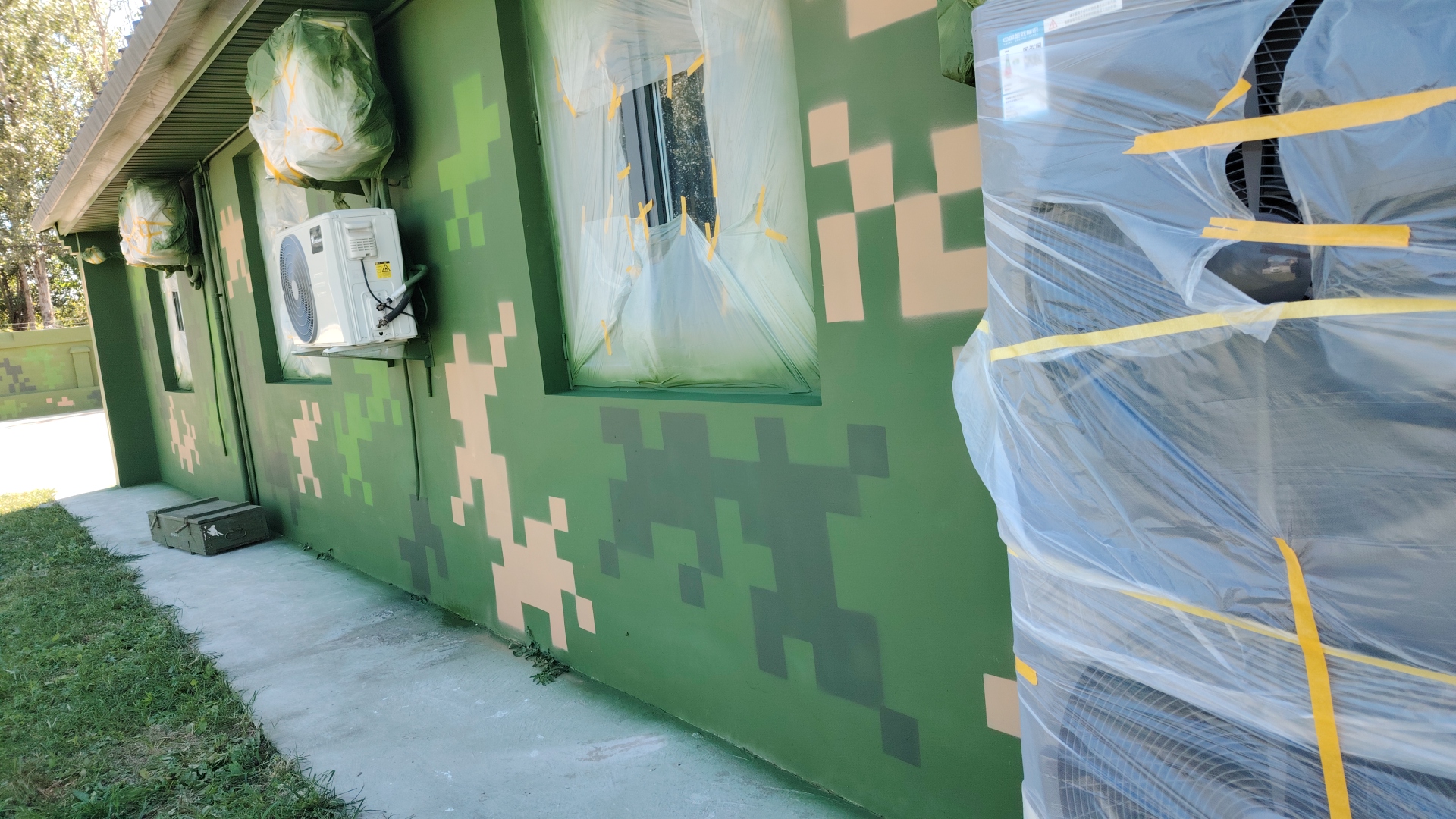 永州外墙迷彩漆施工多少钱 伪装迷彩漆  