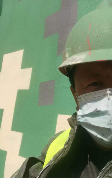 永州迷彩漆未完全固化；